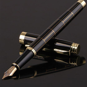 Metal Ballpoint Black Pen Designer